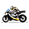 Motorcycle emoji on Emojidex